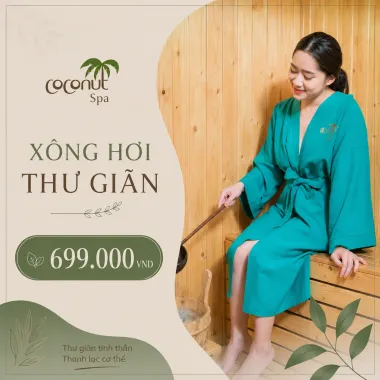  Steam Therapy (Xông hơi thư giãn)